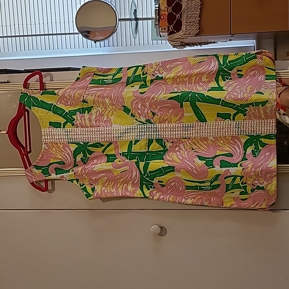 BIG SALE $$$$ Lilly Pulitzer Summer Dress, Size 16, Color Pink, Yellow, Green